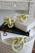 Load image into Gallery viewer, The Teamster&#39;s Knot, The Tiller&#39;s Hitch, &amp; The Two-Half Hitches Knot in Chartreuse. 
